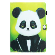 For Lenovo Tab M11/ Xiaoxin Pad 11 2024 Coloured Drawing Stitching Smart Leather Tablet Case(Panda)