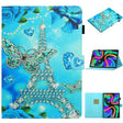 For Lenovo Tab M11/ Xiaoxin Pad 11 2024 Coloured Drawing Stitching Smart Leather Tablet Case(Butterfly Tower) - Lenovo by PMC Jewellery | Online Shopping South Africa | PMC Jewellery | Buy Now Pay Later Mobicred