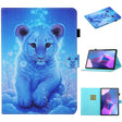 For Lenovo Tab P12 2023 / TB370FU Coloured Drawing Stitching Smart Leather Tablet Case(Little Tiger) - Lenovo by PMC TechLife | Online Shopping South Africa | PMC TechLife | Buy Now Pay Later Mobicred