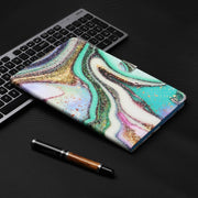 For Lenovo Tab P12 2023 / TB370FU Coloured Drawing Stitching Smart Leather Tablet Case(Colored Sand)