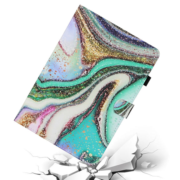 For Lenovo Tab M11/ Xiaoxin Pad 11 2024 Coloured Drawing Stitching Smart Leather Tablet Case(Colored Sand)