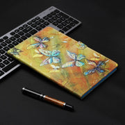 For Lenovo Tab M11/ Xiaoxin Pad 11 2024 Coloured Drawing Stitching Smart Leather Tablet Case(Butterfly)