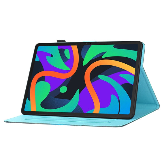 For Lenovo Tab M11/ Xiaoxin Pad 11 2024 Coloured Drawing Stitching Smart Leather Tablet Case(Butterfly)