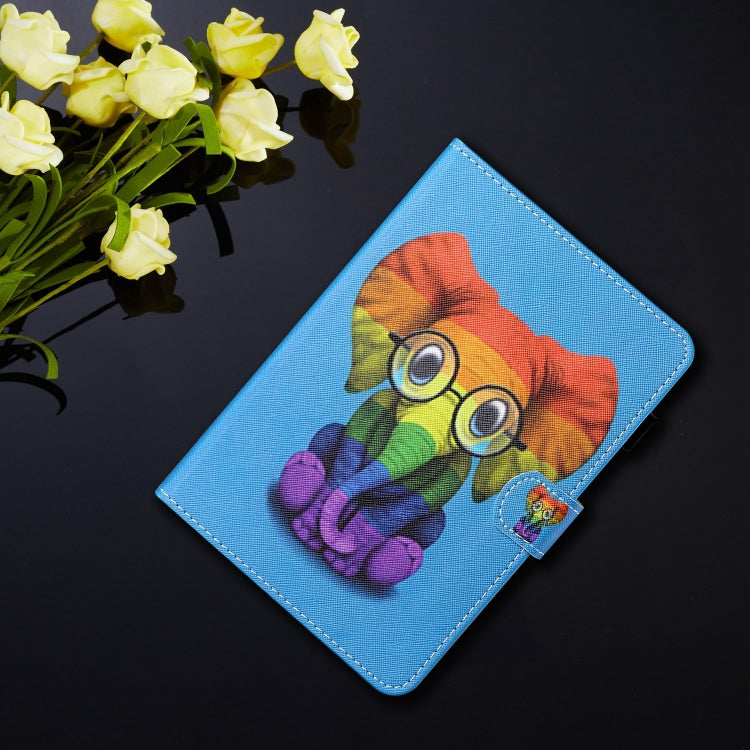 For Lenovo Tab P12 2023 / TB370FU Coloured Drawing Stitching Smart Leather Tablet Case(Colorful Elephant) - Lenovo by PMC TechLife | Online Shopping South Africa | PMC TechLife | Buy Now Pay Later Mobicred