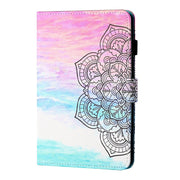 For Lenovo Tab P12 2023 / TB370FU Coloured Drawing Stitching Smart Leather Tablet Case(Colorful Mandala)