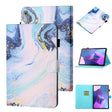 For Lenovo Tab P12 2023 / TB370FU Coloured Drawing Stitching Smart Leather Tablet Case(Quicksand) - Lenovo by PMC TechLife | Online Shopping South Africa | PMC TechLife | Buy Now Pay Later Mobicred