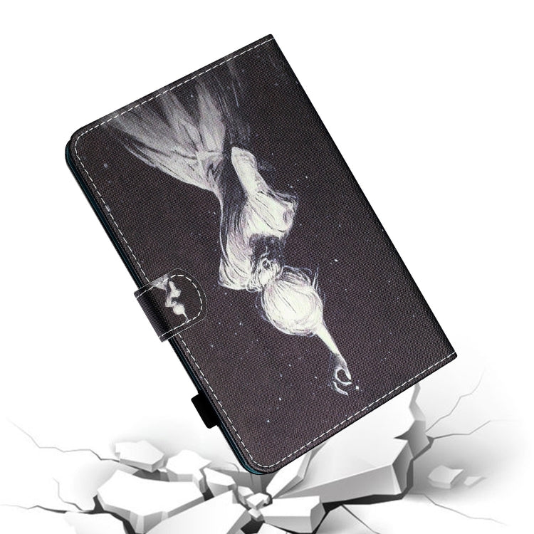 For Lenovo Tab P12 2023 / TB370FU Coloured Drawing Stitching Smart Leather Tablet Case(Star Girl)
