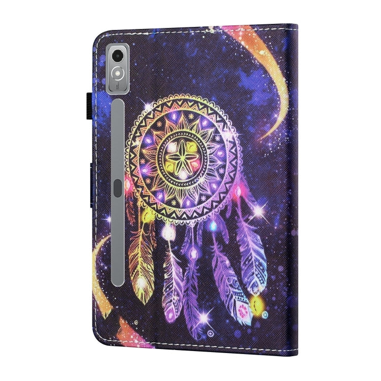 For Lenovo Tab P12 2023 / TB370FU Coloured Drawing Stitching Smart Leather Tablet Case(Starry Sky Wind Chime)