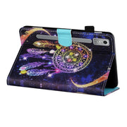 For Lenovo Tab P12 2023 / TB370FU Coloured Drawing Stitching Smart Leather Tablet Case(Starry Sky Wind Chime)