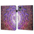For Lenovo Tab M11/ Xiaoxin Pad 11 2024 Coloured Drawing Stitching Smart Leather Tablet Case(Mandala Flower) - Lenovo by PMC Jewellery | Online Shopping South Africa | PMC Jewellery | Buy Now Pay Later Mobicred