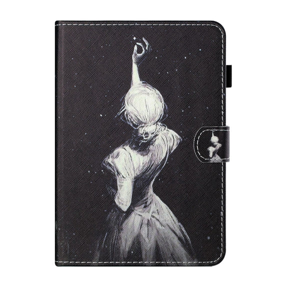 For Lenovo Tab M11/ Xiaoxin Pad 11 2024 Coloured Drawing Stitching Smart Leather Tablet Case(Star Girl)