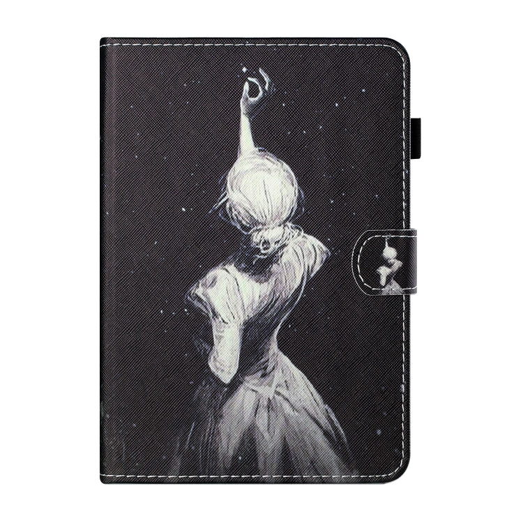 For Lenovo Tab M11/ Xiaoxin Pad 11 2024 Coloured Drawing Stitching Smart Leather Tablet Case(Star Girl)