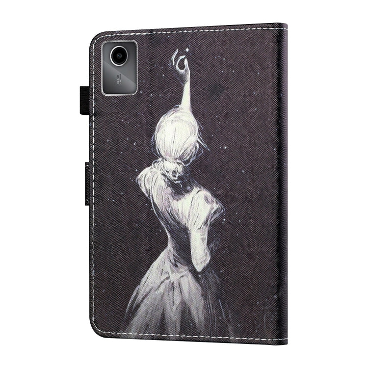 For Lenovo Tab M11/ Xiaoxin Pad 11 2024 Coloured Drawing Stitching Smart Leather Tablet Case(Star Girl) - Lenovo by PMC Jewellery | Online Shopping South Africa | PMC Jewellery | Buy Now Pay Later Mobicred