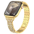 For Apple Watch SE 40mm Devil Eye Diamond Bracelet Metal Watch Band(Gold) - free shipping - PMC TechLife - Order now!