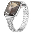 For Apple Watch Series 2 42mm Devil Eye Diamond Bracelet Metal Watch Band(Silver) - free shipping - PMC TechLife - Order now!