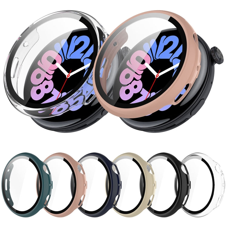 For vivo Watch 3 PC + Tempered Glass Film Integrated Watch Case(Black) - Watch Case by PMC TechLife | Online Shopping South Africa | PMC TechLife | Buy Now Pay Later Mobicred