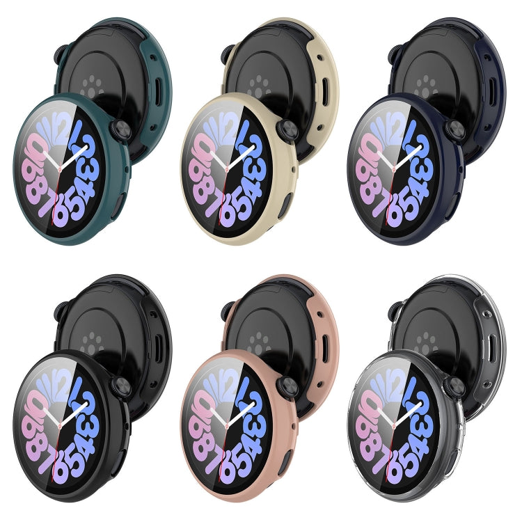 For vivo Watch 3 PC + Tempered Glass Film Integrated Watch Case(Black) - Watch Case by PMC TechLife | Online Shopping South Africa | PMC TechLife | Buy Now Pay Later Mobicred