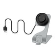 For Amazfit Bip 5 Unity A2324 Portable Magnetic Aluminum Alloy Charger Holder(Grey) - Charger by PMC TechLife | Online Shopping South Africa | PMC TechLife | Buy Now Pay Later Mobicred