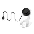 For Amazfit Bip 5 Unity A2324 Portable Magnetic Aluminum Alloy Charger Holder(Silver) - Charger by PMC TechLife | Online Shopping South Africa | PMC TechLife | Buy Now Pay Later Mobicred