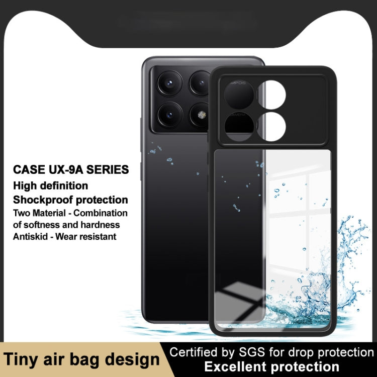 For Xiaomi Poco X6 Pro 5G/Redmi K70E 5G imak UX-9A Series Four-corner Airbag Shockproof Phone Case - K70E Cases by imak | Online Shopping South Africa | PMC TechLife | Buy Now Pay Later Mobicred