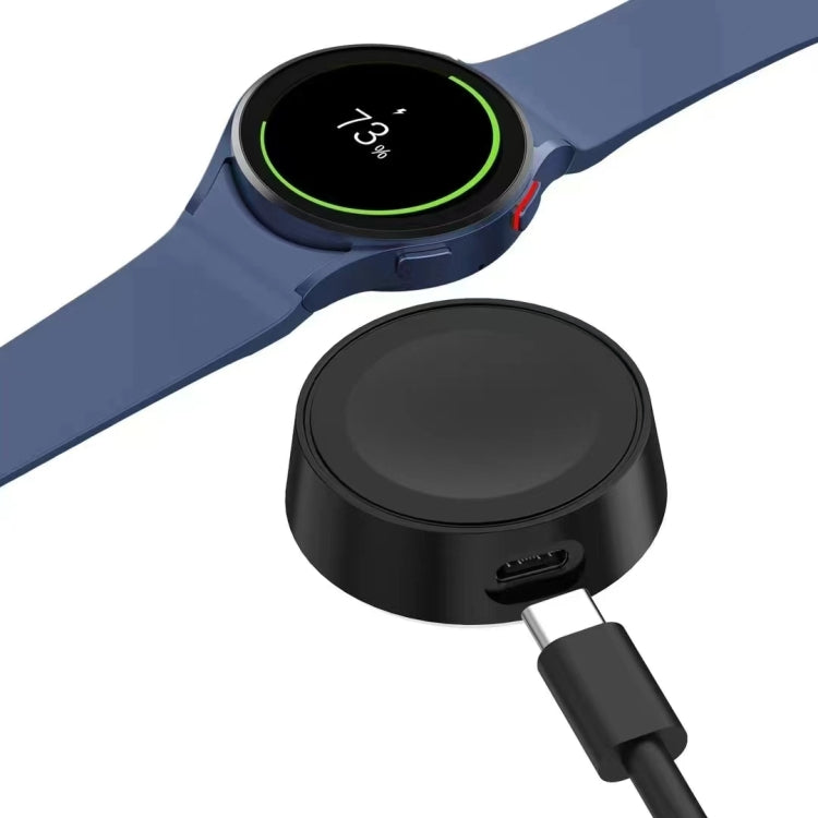 For Samsung Galaxy Watch Series Portable Smart Watch Magnetic Wireless Charger(Black) - Charger by PMC TechLife | Online Shopping South Africa | PMC TechLife | Buy Now Pay Later Mobicred