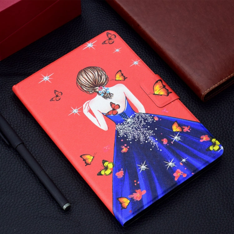 For Lenovo Tab M11/ Xiaoxin Pad 11 2024 Voltage Coloured Drawing Smart Leather Tablet Case(Girl Back) - Lenovo by PMC TechLife | Online Shopping South Africa | PMC TechLife | Buy Now Pay Later Mobicred