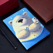 For Lenovo Tab M11/ Xiaoxin Pad 11 2024 Voltage Coloured Drawing Smart Leather Tablet Case(Polar Bear)