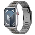 For Apple Watch Series 2 38mm Tortoise Buckle Titanium Steel Watch Band(Grey) - Watch Bands by PMC TechLife | Online Shopping South Africa | PMC TechLife