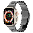For Apple Watch Ultra 49mm Butterfly Type Titanium Steel Watch Band(Grey) - free shipping - PMC TechLife - Order now!