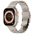For Apple Watch Ultra 49mm Butterfly Type Titanium Steel Watch Band(Titanium) - Watch Bands by PMC TechLife | Online Shopping South Africa | PMC TechLife