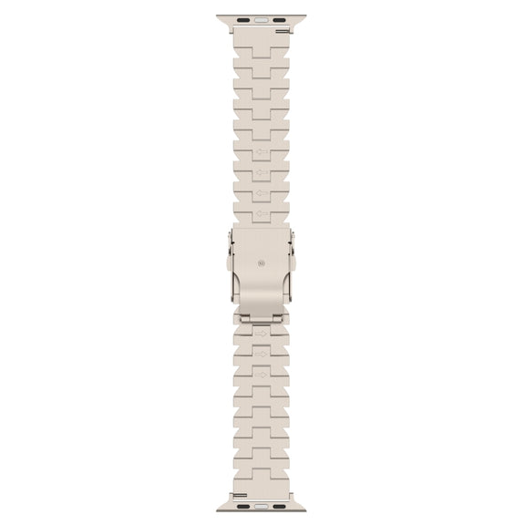 For Apple Watch Series 2 38mm Butterfly Type Titanium Steel Watch Band(Silver)