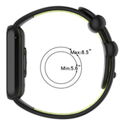 For Redmi Watch 4 Two Color Silicone Sports Watch Band(Red White)