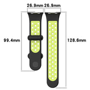 For Redmi Watch 4 Two Color Silicone Sports Watch Band(Red White)