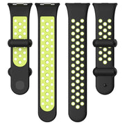 For Redmi Watch 4 Two Color Silicone Sports Watch Band(Black Blue)