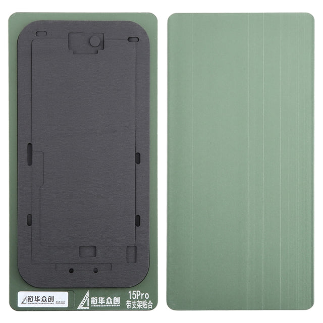 For iPhone 15 Pro LCD Screen With Frame Bezel Positioning Mat Fixed Mold