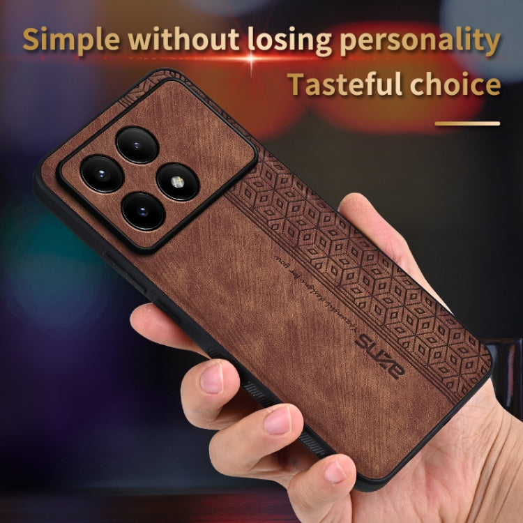 For Xiaomi Redmi K70 Pro AZNS 3D Embossed Skin Feel Phone Case(Sapphire Blue)