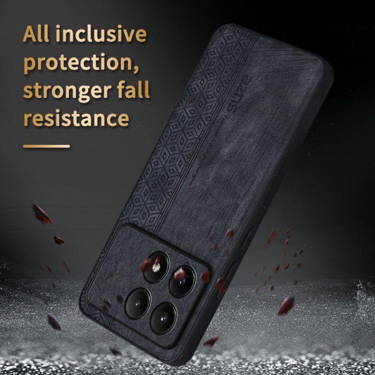 For Xiaomi Redmi K70 AZNS 3D Embossed Skin Feel Phone Case(Dark Green)
