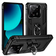 For Xiaomi 13T/13T Pro Shockproof TPU + PC Phone Case with Holder(Black) - Xiaomi Cases by PMC TechLife | Online Shopping South Africa | PMC TechLife | Buy Now Pay Later Mobicred