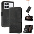 For Xiaomi Redmi K70 Cubic Skin Feel Flip Leather Phone Case(Black) - Xiaomi Cases by PMC Jewellery | Online Shopping South Africa | PMC Jewellery | Buy Now Pay Later Mobicred