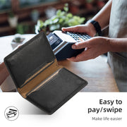 For iPhone 16 Pro Denior Cowhide Texture Leather MagSafe Detachable Wallet Phone Case(Black)