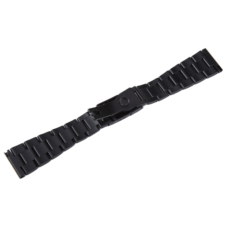 22mm Universal Three-Bead Stainless Steel Watch Band(Black Gold) - free shipping - PMC TechLife - Order now!