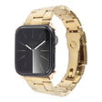 For Apple Watch SE 2023 40mm Three-Bead Stainless Steel Watch Band(Gold) - free shipping - PMC TechLife - Order now!
