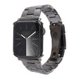 For Apple Watch SE 2023 40mm Three-Bead Stainless Steel Watch Band(Gun Color) - free shipping - PMC TechLife - Order now!