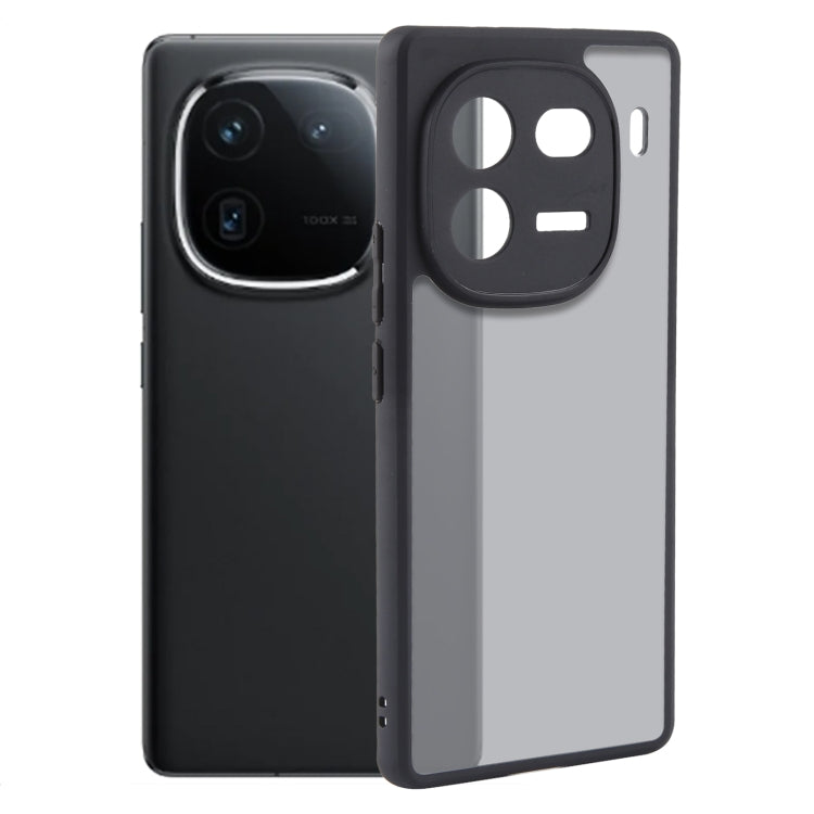For vivo iQOO 12 Pro Fine Pore Matte Black TPU + PC Phone Case - iQOO 12 Pro Cases by PMC TechLife | Online Shopping South Africa | PMC TechLife | Buy Now Pay Later Mobicred