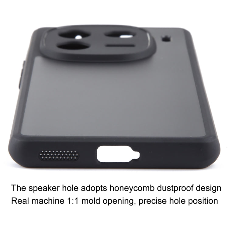 For vivo iQOO 12 Pro Fine Pore Matte Black TPU + PC Phone Case - iQOO 12 Pro Cases by PMC TechLife | Online Shopping South Africa | PMC TechLife | Buy Now Pay Later Mobicred