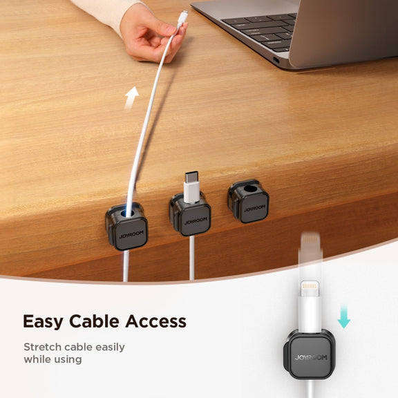 JOYROOM JR-ZS368 Magnetic Data Cable Organizing Bracket(Black)