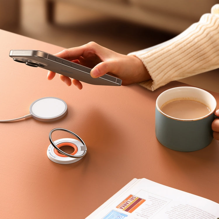 JOYROOM JR-ZS383 Magnetic Ring Holder(Orange) - free shipping - PMC TechLife - Order now!