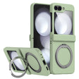 For Samsung Galaxy Z Flip5 5G 360 Degree Stand MagSafe Magnetic All-inclusive Phone Case(Light Green) - Galaxy Z Flip5 Cases by PMC TechLife | Online Shopping South Africa | PMC TechLife
