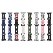 For Apple Watch Ultra 49mm Paracord Genuine Leather Watch Band(Royal Blue)