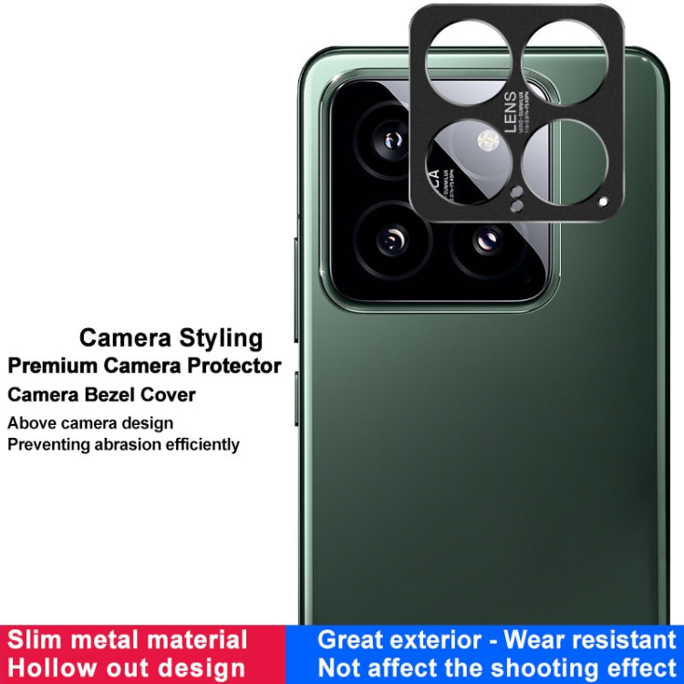 For Xiaomi 14 5G IMAK Metal Camera Lens Protector Cover - For Xiaomi by imak | Online Shopping South Africa | PMC Jewellery | Buy Now Pay Later Mobicred
